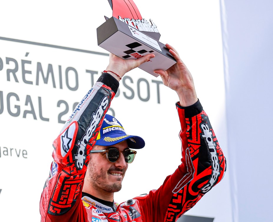 Motogp Portugal Bagnaia Podium Pertama Marquez Out Bolaskor