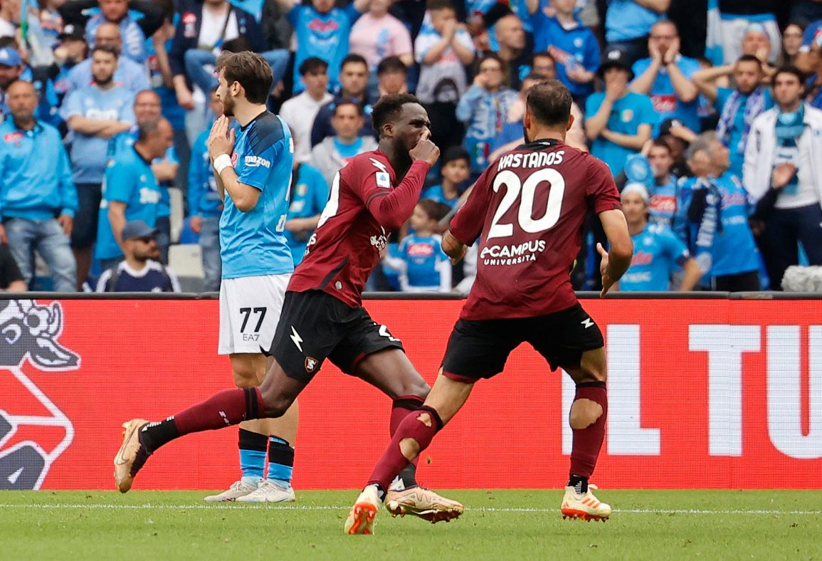 Napoli 1-1 Salernitana: Granata Tunda Pesta Juara Partenopei