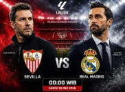 Jadwal Live Streaming Sevilla vs Real Madrid: Momentum Bagus Los Nervionenses, Kick-off Senin (18/05) Dini Hari WIB