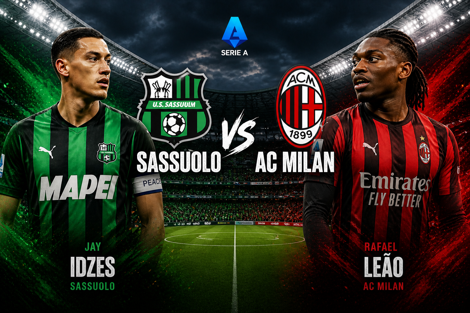 Prediksi dan Statistik Sassuolo vs AC Milan: Rossoneri Rawan Tergelincir