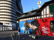 Mural Adu Kepala Ibrahimovic Vs Lukaku Ramaikan Derby della Madonnina