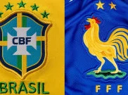 Jadwal Siaran Langsung Brasil vs Prancis, Tayang di TVRI