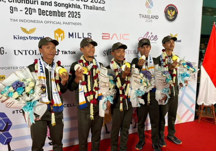 Resep Tim Balap Sepeda Indonesia Raih 3 Emas, 4 Perak, dan 1 Perunggu di SEA Games 2025