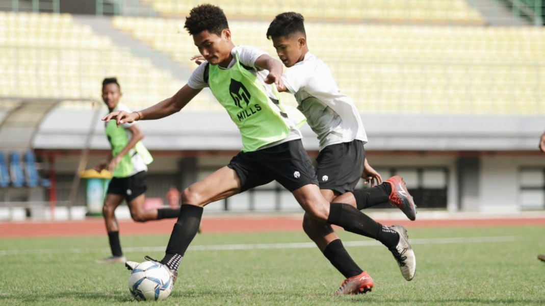 Pemain Timnas Indonesia U-16 Digeber Fisik dan Taktikal