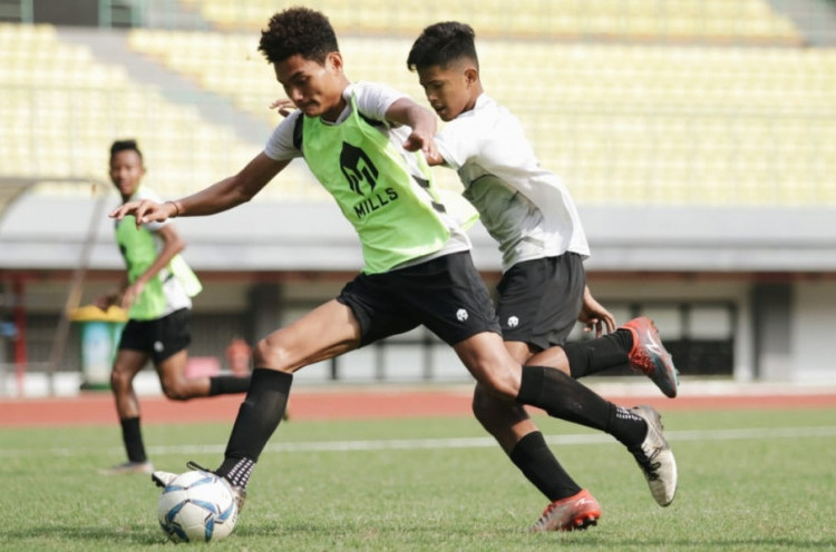 Pemain Timnas Indonesia U-16 Digeber Fisik dan Taktikal