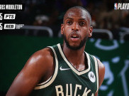 Playoff NBA: Khris Middleton Gemilang, Bucks Tipiskan Jarak dengan Nets