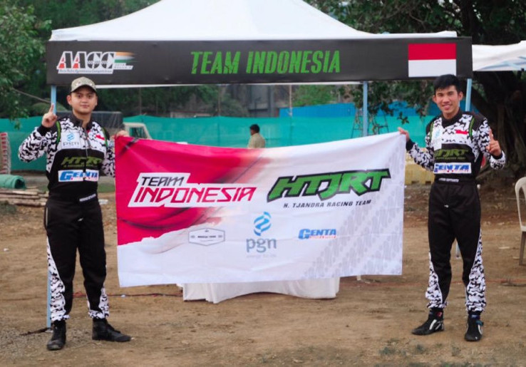 Tim Indonesia Juara Asia Auto Gymkhana di India