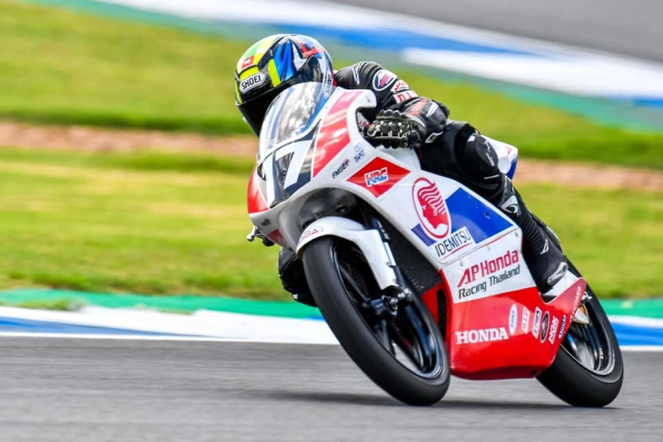 Start Posisi 16, Herlian Dandi Naik Podium Kedua Thailand Talent Cup