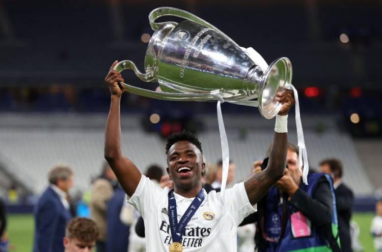 Tak Puas, Vinicius Junior Ingin Menangi Enam Titel Liga Champions di Real Madrid