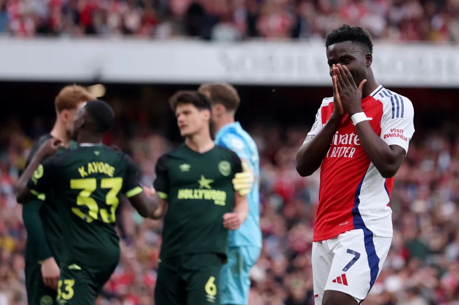 Hasil Premier League: Arsenal Ditahan Imbang Brentford 1-1 di Emirates