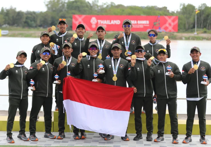 SEA Games 2025: Panahan dan Perahu Naga Sumbang Emas Ke-74 dan 75 Tim Indonesia