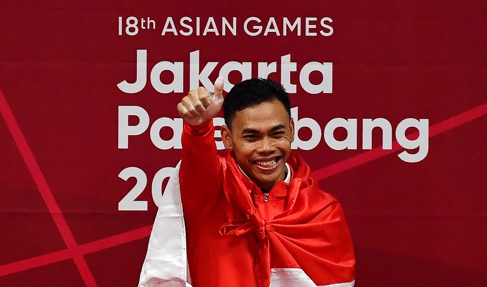 Eko Yuli Persembahkan Medali Emas Asian Games Untuk Calon Buah Hati Bolaskor Com