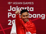 Eko Yuli Persembahkan Medali Emas Asian Games 2018 untuk Calon Buah Hati