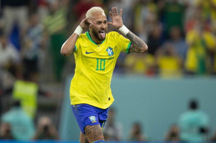 Piala Dunia 2022: Neymar Sejajarkan Diri dengan Dua Legenda Brasil