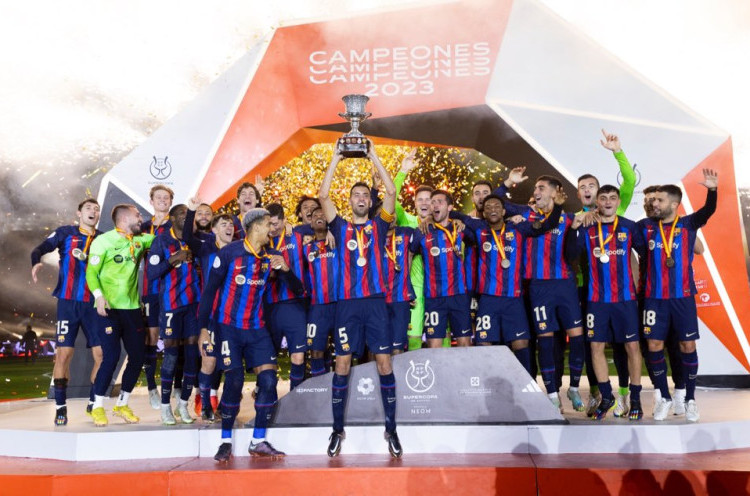 7 Fakta Menarik Kesuksesan Barcelona Juara Piala Super Spanyol 2023