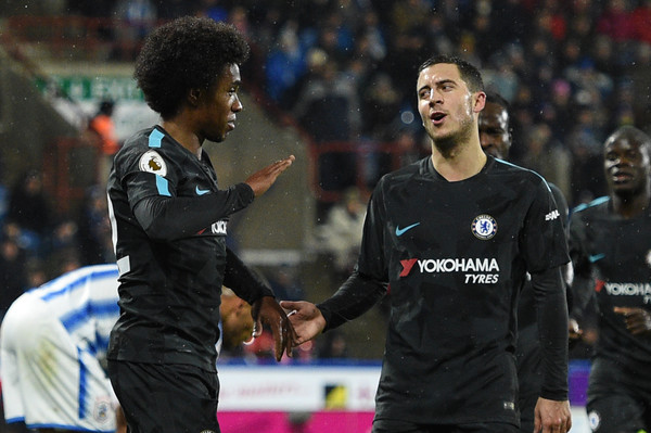 Maurizio Sarri Angkat Bicara Soal Wacana Transfer Willian, Eden Hazard dan Thibaut Courtois