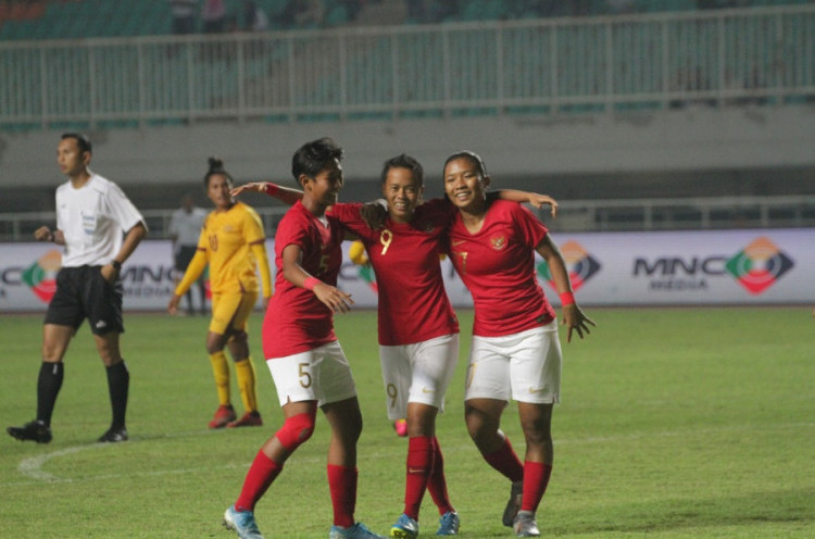 Jelang SEA Games 2019, Timnas Wanita Indonesia Bantai Sri Lanka Dua Kali