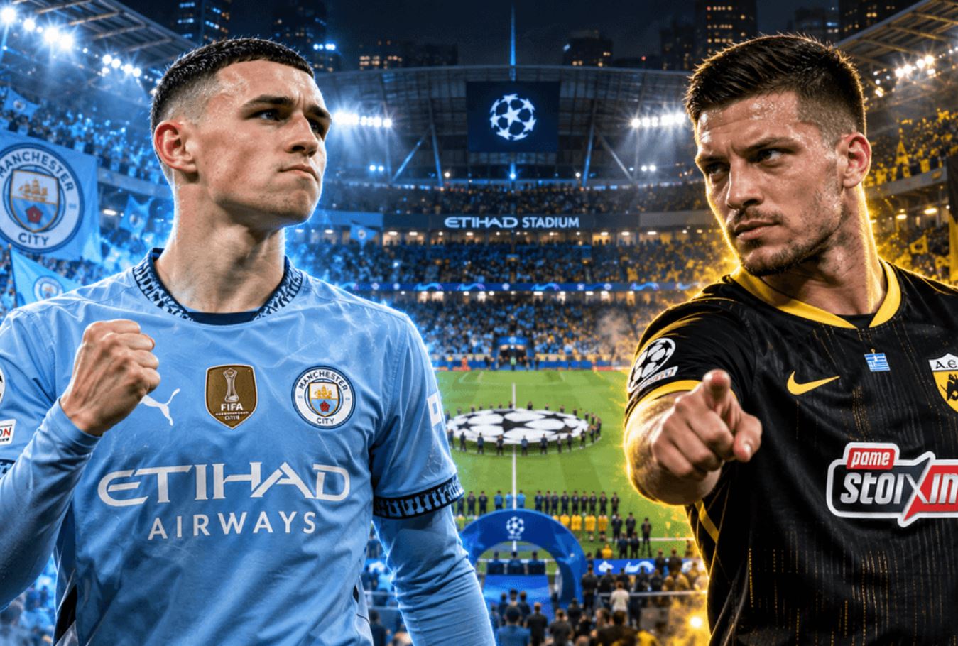 Prediksi Skor dan Link Live Streaming Manchester City vs AEK: Tim Yunani Makanan Empuk The Citizens