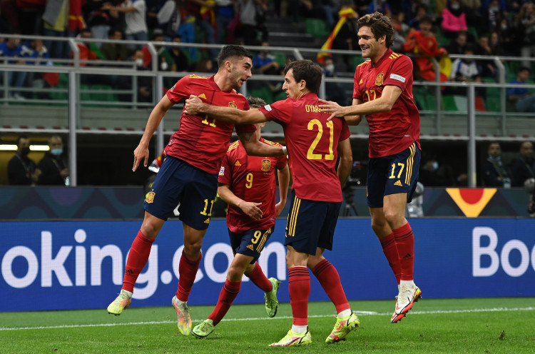 Italia 1-2 Spanyol: La Furia Roja Balaskan Dendam dan Melangkah ke Final