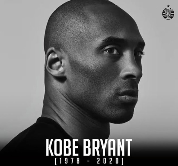 Persija Jakarta, PSM Makassar, dan Bhayangkara FC Ucapkan Bela Sungkawa untuk Kobe Bryant