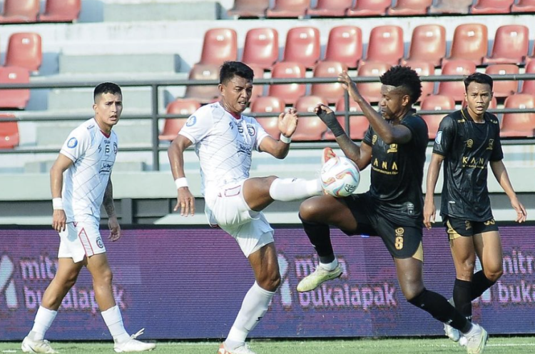 Hasil Liga 1: Arema FC Selamat dari Kekalahan Kontra Madura United