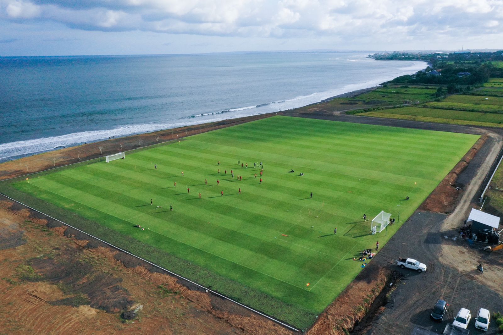 Total 8 Lapangan Sepak Bola Dibangun di Training Center Bali United, 3 Sudah Jadi