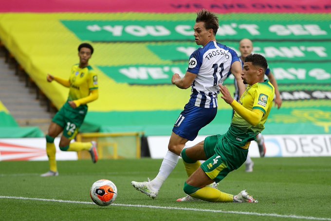 Dibekuk Brighton, Norwich Menuju Degradasi