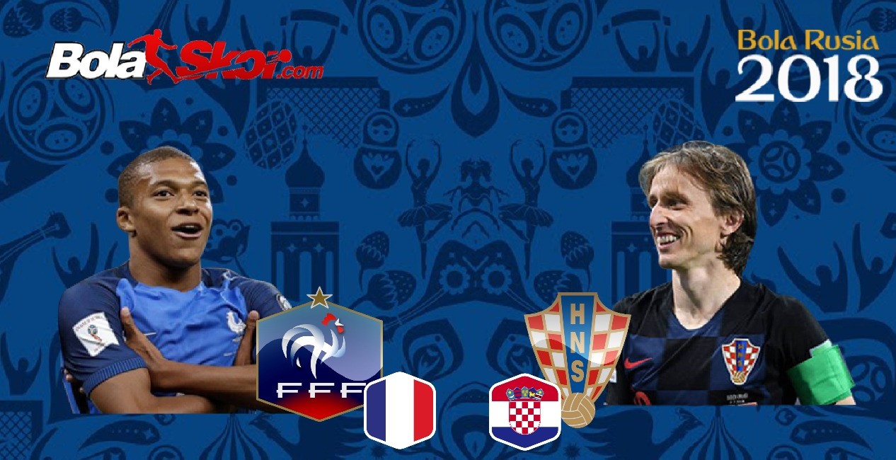 Susunan Pemain Prancis Vs Kroasia: Kedua Tim Turunkan Pemain Terbaik