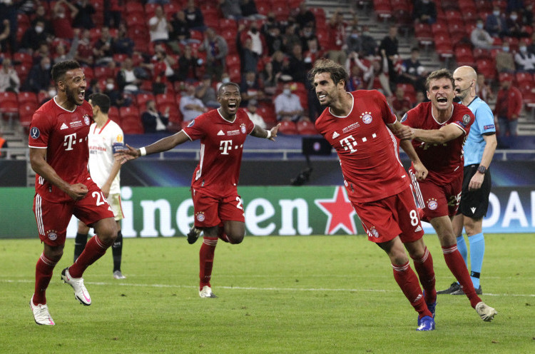 Bayern Munchen 2-1 Sevilla: Lewat Perpanjangan Waktu, Die Roten Raih Trofi Piala Super Eropa Kedua