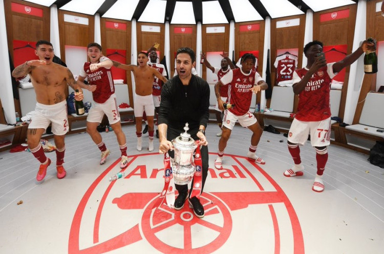 Arsenal Juara Piala FA, Mikel Arteta: Setengah Tahun Terakhir Kami Kesulitan