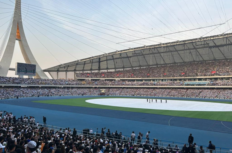 Masyarakat Kamboja Penuhi Stadion Morodok Techo Jelang Opening Ceremony SEA Games 2023