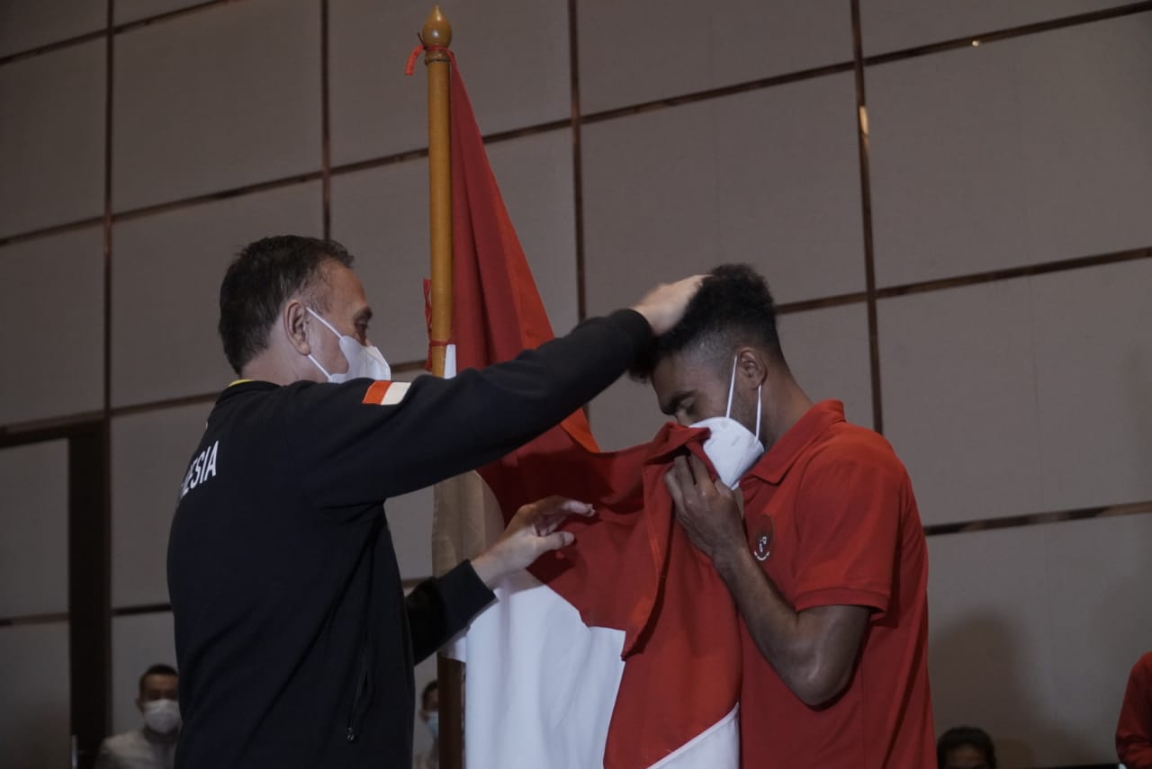 Lepas Timnas Indonesia ke Dubai, Ketum PSSI Sampaikan Pesan