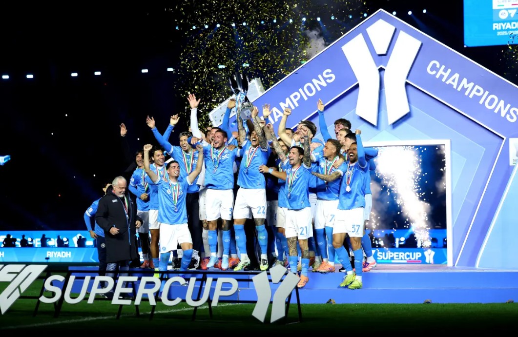 Hasil Pertandingan: Bekuk Bologna 2-0, Napoli Juara Piala Super Italia