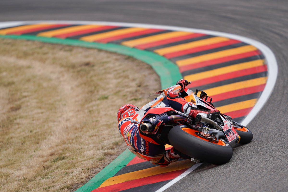 Latihan Bebas Ketiga MotoGP Jerman: Marquez Tercepat, Rossi dan Dovizioso Tidak Lolos Q2