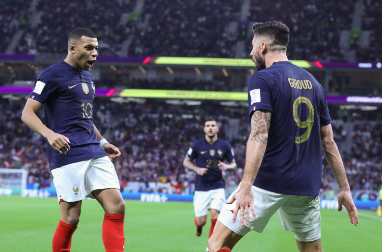 Piala Dunia 2022: Puja-puji untuk Olivier Giroud dan Kylian Mbappe