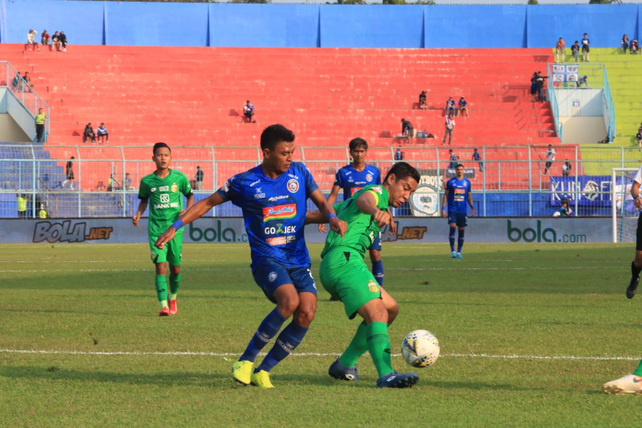 Arema FC Tak Peduli Menang atas Bhayangkara FC Lewat Proses Bola Mati