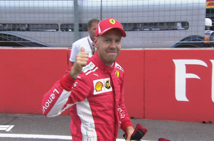 F1 GP Jerman, Sebastian Vettel Mulai Balapan di Kandang dari Posisi Pertama