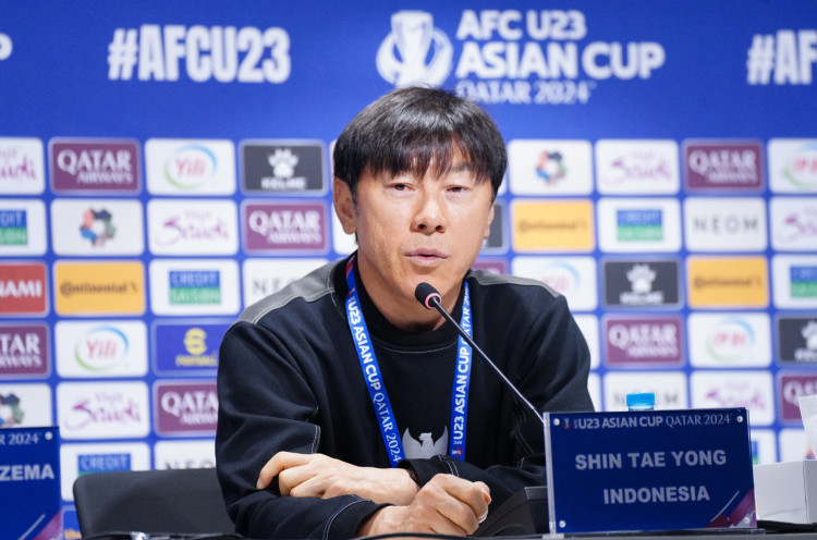 Shin Tae-yong Minta Timnas Indonesia U-23 Percaya Diri Hadapi Qatar