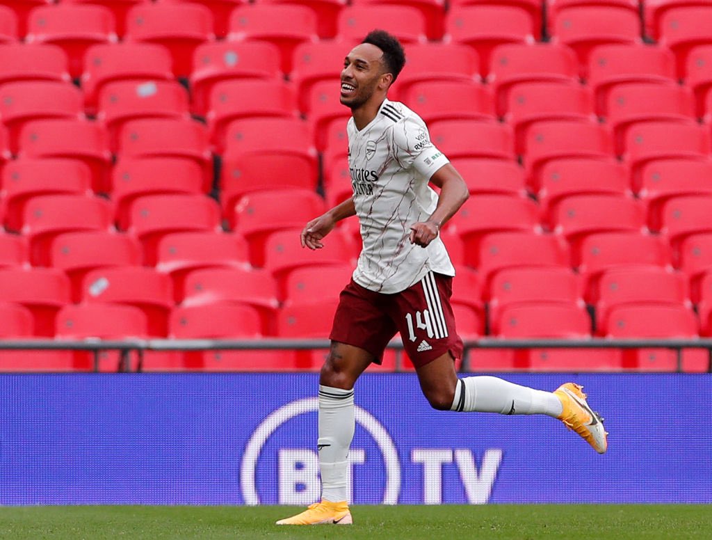 Pierre-Emerick Aubameyang, Jimat Baru Arsenal di Stadion Wembley