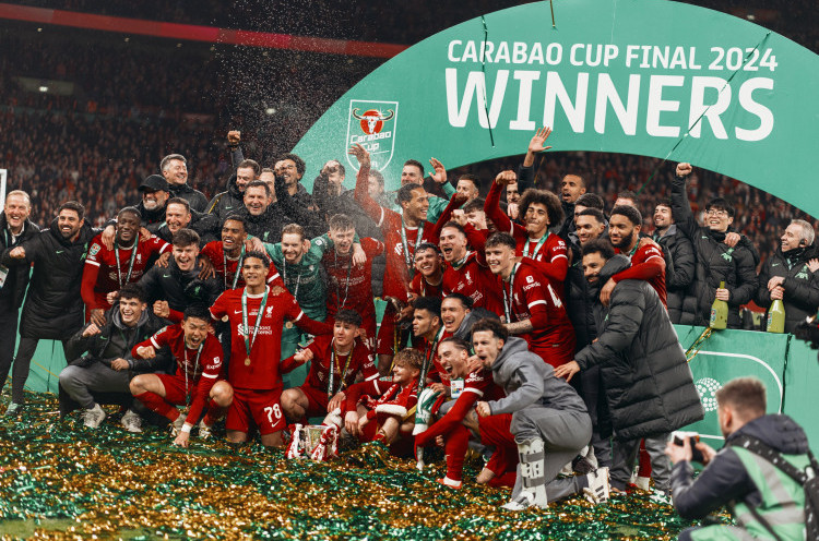 Jumlah Hadiah Uang Juara Carabao Cup yang Diterima Liverpool, Lebih Kecil dari Gaji Mo Salah