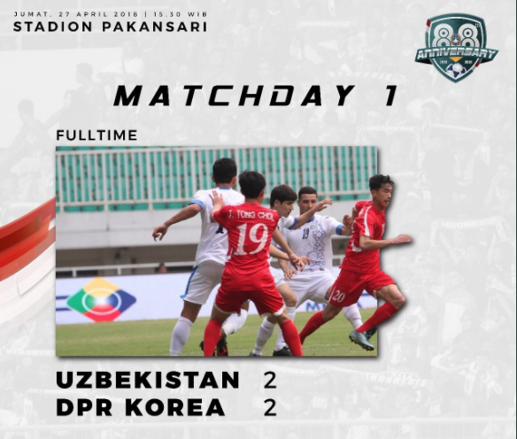 Sempat Tertinggal, Korea Utara Tahan Imbang Uzbekistan 2-2