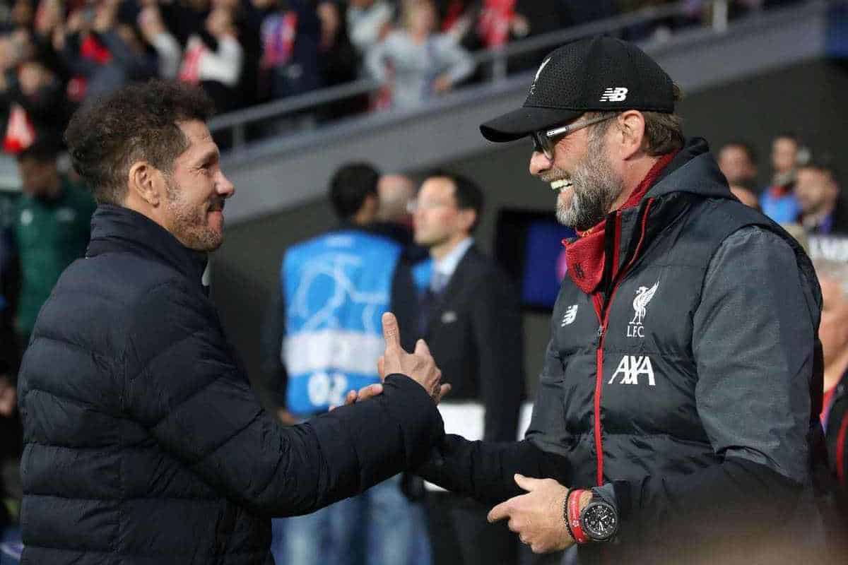 Bertemu Simeone Lagi, Jurgen Klopp Singgung Jabat Tangan