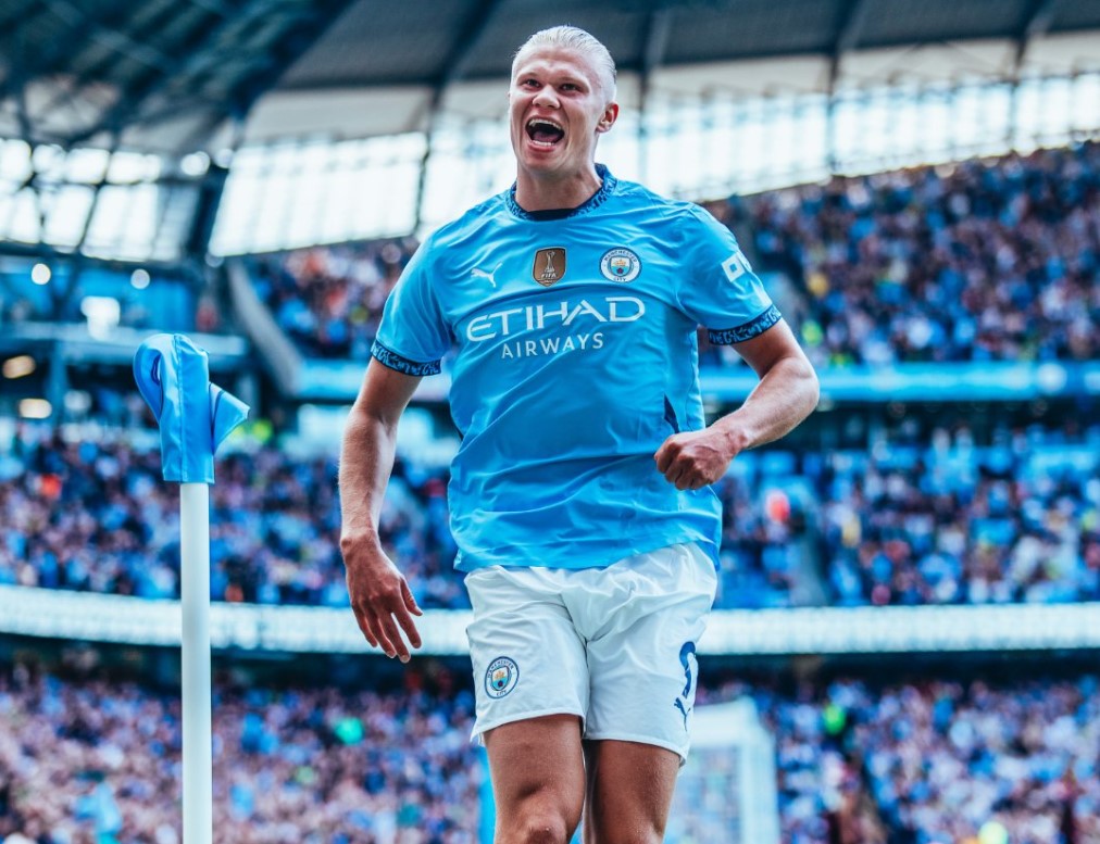 Cetak Hat-trick Ketujuh di Premier League, Erling Haaland Bidik Rekor Sergio Aguero