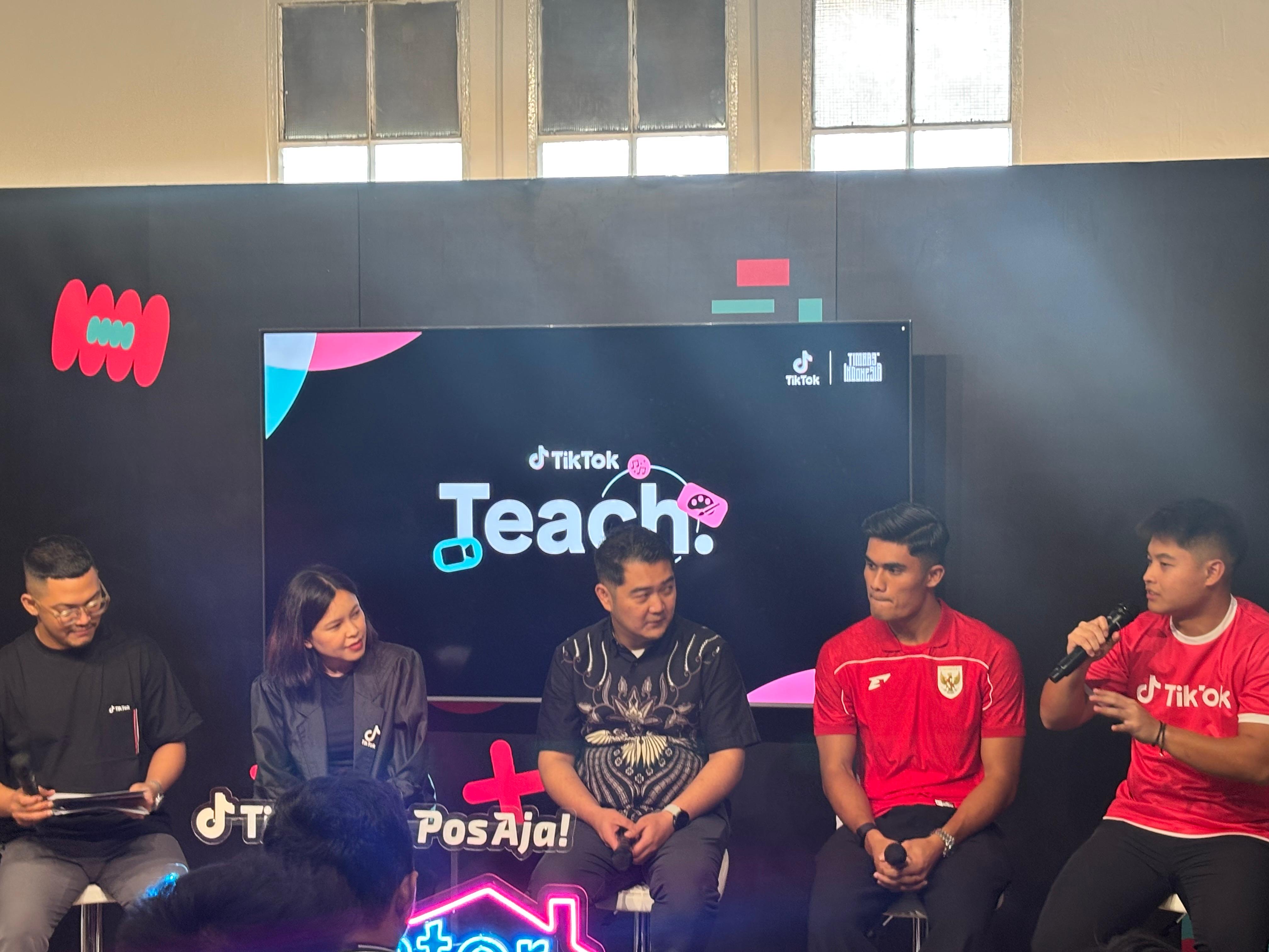 Penyerang Timnas Indonesia Ramadhan Sananta Berbagi Pengalaman Seru Mengikuti TikTok Teach