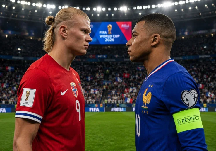 Haaland Tak Peduli dengan Duelnya Melawan Mbappe pada Laga Norwegia vs Prancis