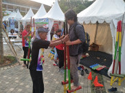 Menikmati Permainan Tradisional di Venue Asian Games 2018
