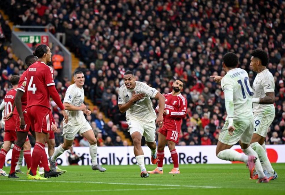 Hasil Premier League: Dibantai di Anfield, Liverpool Kalah 0-3 Kontra Nottingham Forest