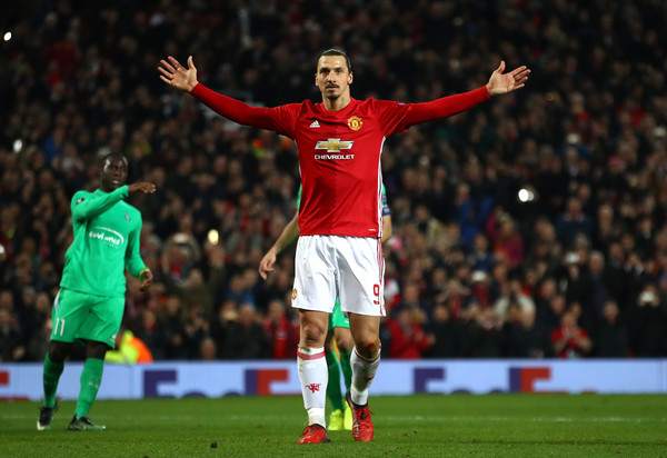 Ibrahimovic Cetak Hattrick Pertama bagi Manchester United