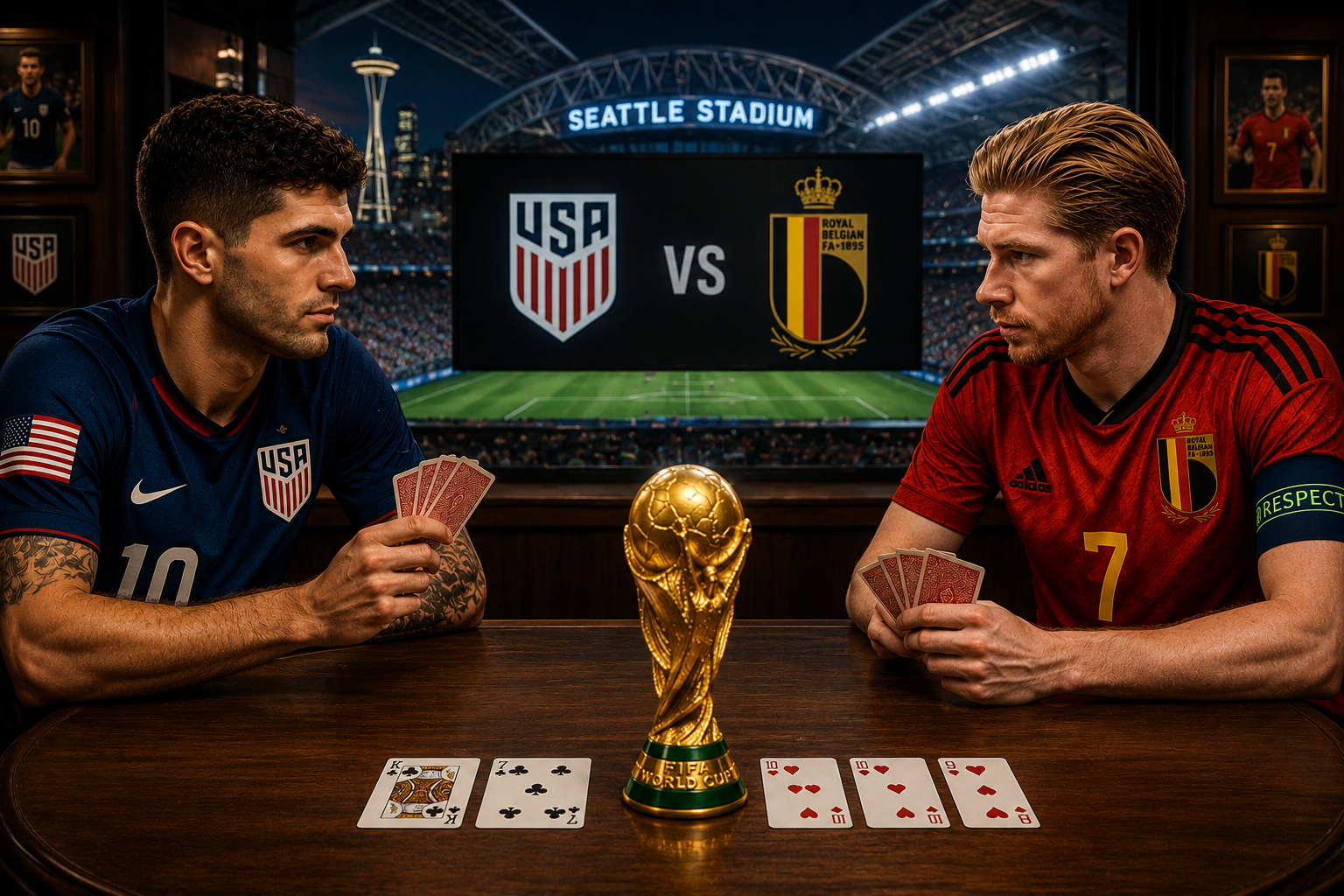 Simulator dengan Akurasi Tinggi Prediksi Skor Amerika Serikat vs Belgia: Sengit dan Sulit Ditebak