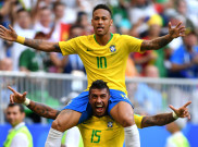 Neymar Semringah Lionel Messi Absen pada Duel Brasil Vs Argentina, tetapi...
